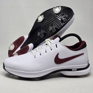 Nike Air Zoom Victory Tour 3 Men’s Size 7.5 Golf Shoes White Maroon DV6798-104